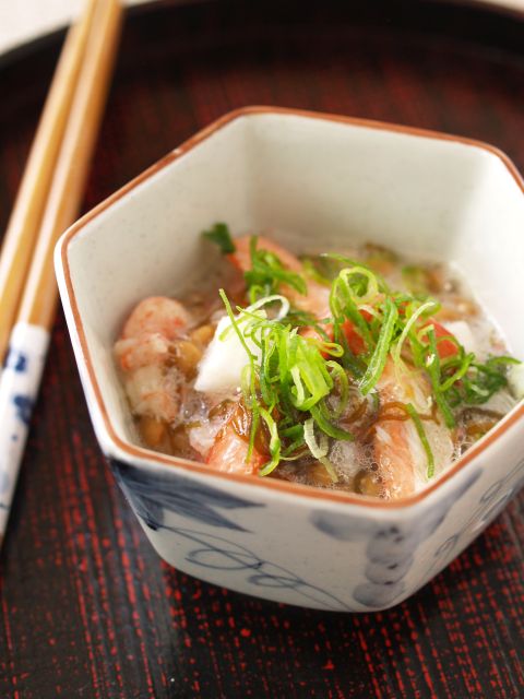 かにもずくのスタミナ和え もずくレシピ 沖縄のもずくならイトサン